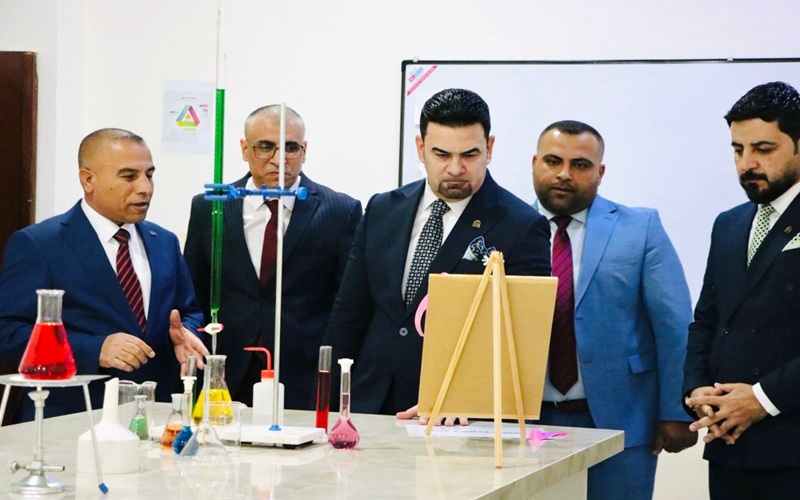 رئيس جامعة كركوك يفتتح مختبرات جديدة ويؤكد: ماضون في تقديم الخدمات التعليمية وتطوير مساحاته