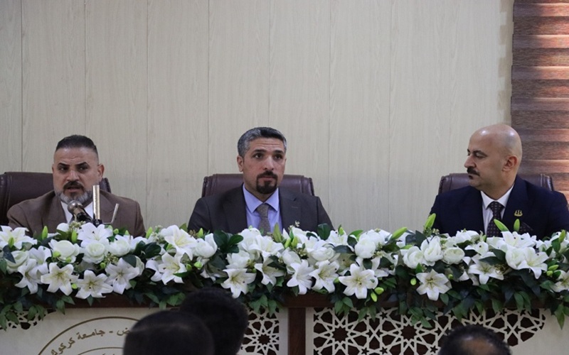 ورشة عمل في جامعة كركوك عن الاختصاص الجنائي لهيئة النزاهة الاتحادية 