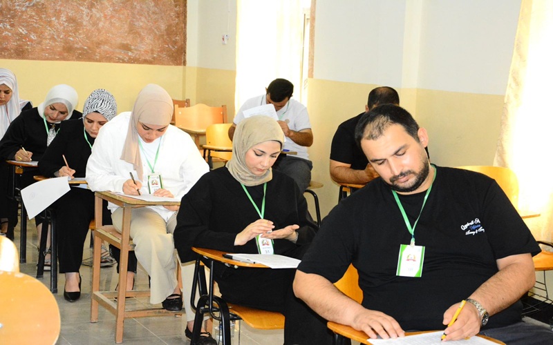 بمشاركة اكثر من الف طالب وطالبة انطلاق الامتحانات التنافسية للمتقدمين على الدراسات العليا في جامعة كركوك