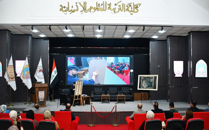 جامعة كركوك تنظّم نشاطاً فنياً لتنمية المواهب الطلابية في مجال الرسم
