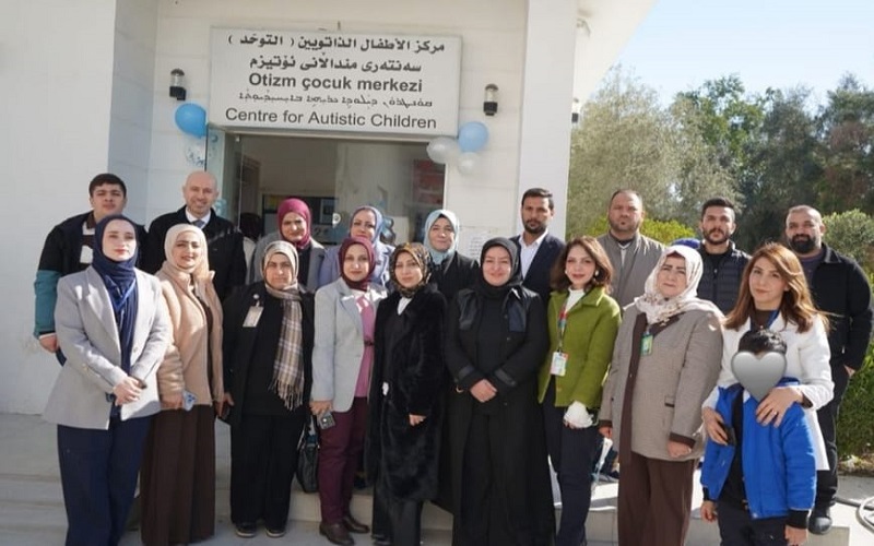 دعما للمصابين بالتوحد.. جامعة كركوك تنظّم زيارة تطوعية إلى مستشفى الاطفال 
