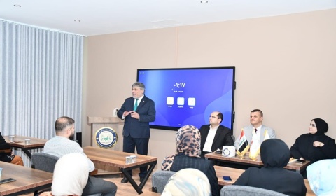 An advanced training course on leadership and excellence programs concluded at Kirkuk University.