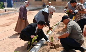 Kirkuk University launches a afforestation campaign to preserve the environment and confront climate change