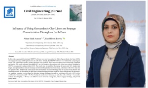 A faculty member from Kirkuk University publishes a scientific paper in an international journal.