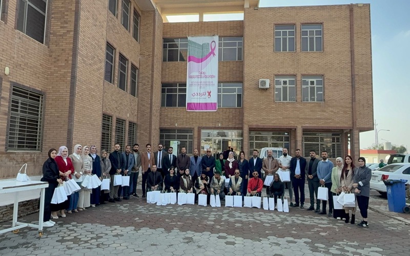 Kirkuk University organizes a field visit to the oncology center