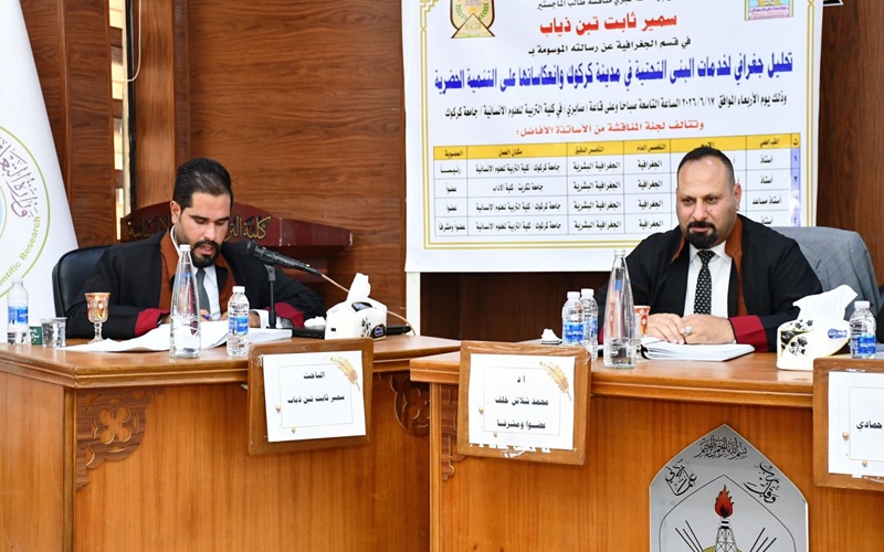 A Master's Thesis at Kirkuk University Discusses the Geographical Analysis of Infrastructure Services in Kirkuk City