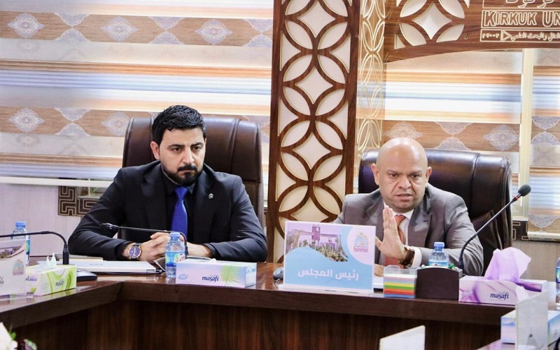 Kirkuk University holds an expanded meeting to regulate the media environment and social media platforms.